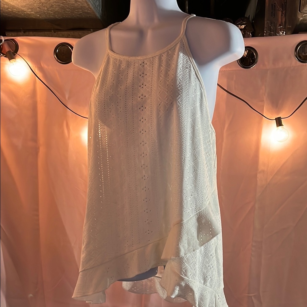 Elegant Cream Women's Top